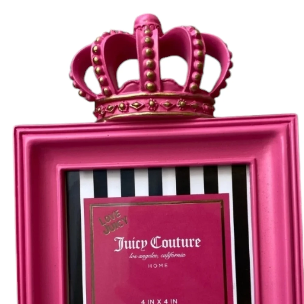 💕Juicy Couture Pink Crown Photo Frame💕4x4